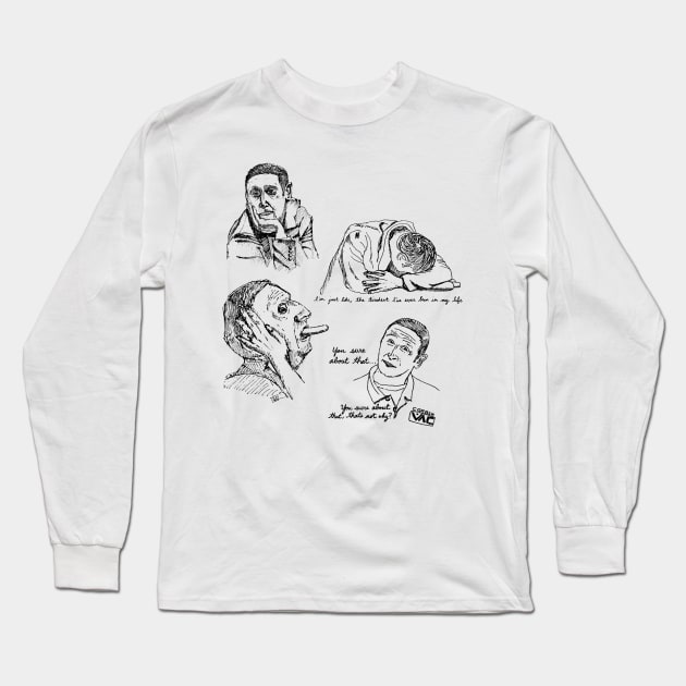 You Can’t Skip Lunch! Long Sleeve T-Shirt by EBDrawls